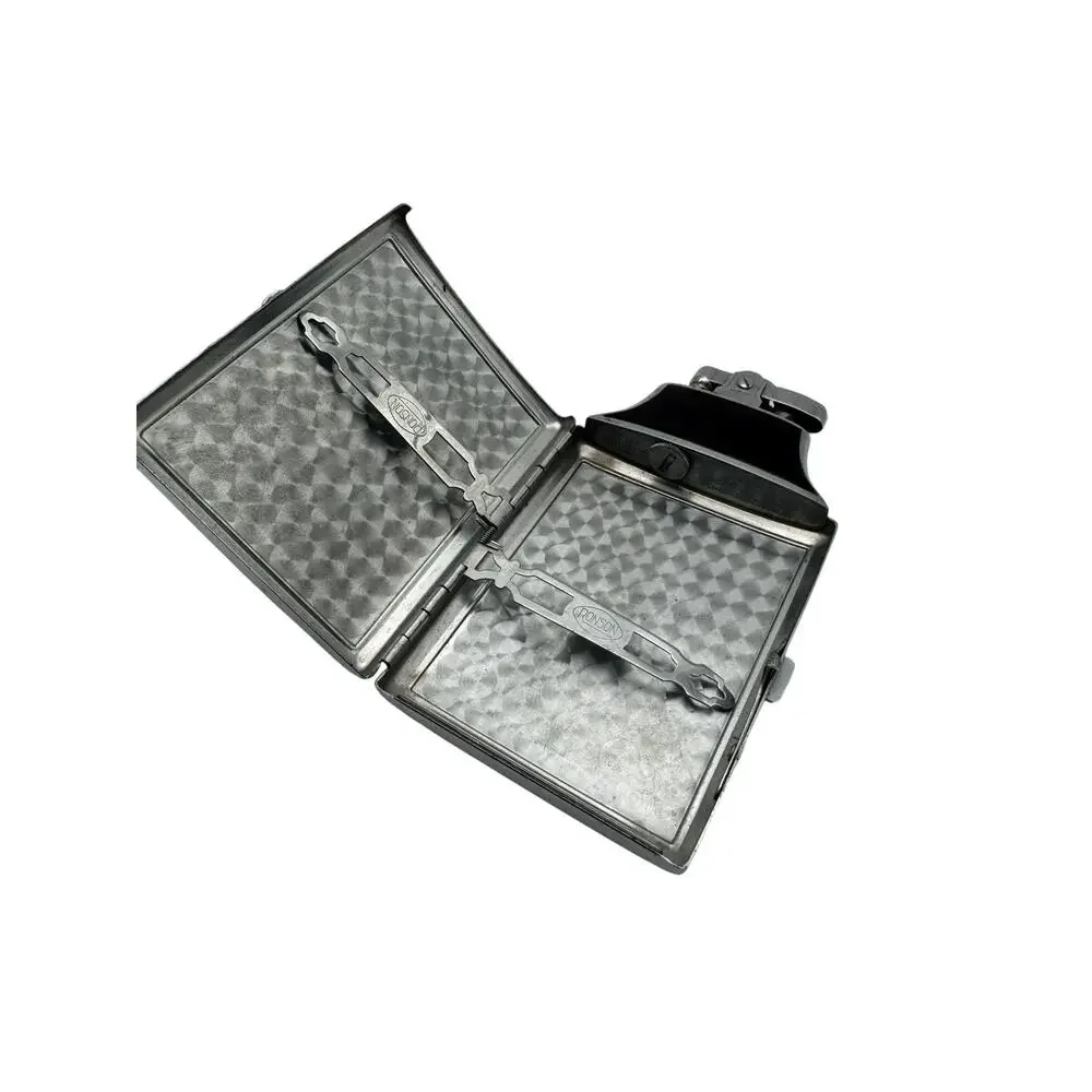 Vintage Ronson Art Deco Mastercase Cigarette Case Lighter Mono GILL